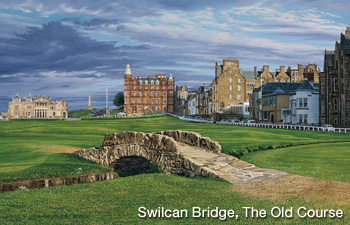 Linda Hartough Swilcan Bridge The Old Course