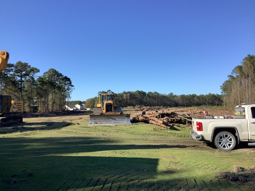 International Club of Myrtle Beach's driving range is being redeveloped into 44 homes. (Alan Blondin photo, November 2022)