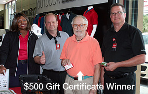 Golfsmith $500 winner