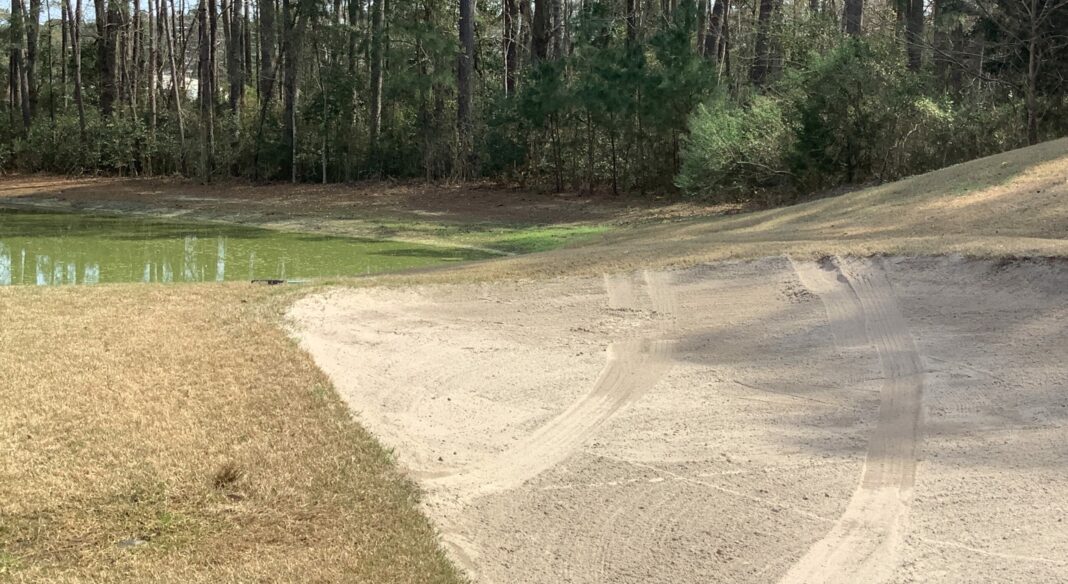 A woman and her daughter had to be rescued from an SUV that was submerged at the Myrtle Beach golf course.