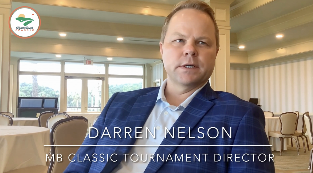 Myrtle Beach Classic tournament director Darren Nelson sat down for an interview with On The Green Magazine on Aug. 10 at The Dunes Club.