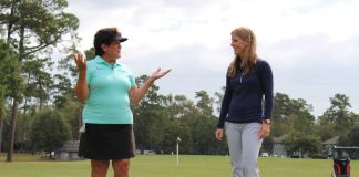 What brought Kelly Tilghman and Nancy Lopez to Myrtle Beach to benefit junior golfers