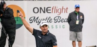 Fox earns improbable first PGA Tour victory in ONEflight Myrtle Beach Classic with playoff chip-in