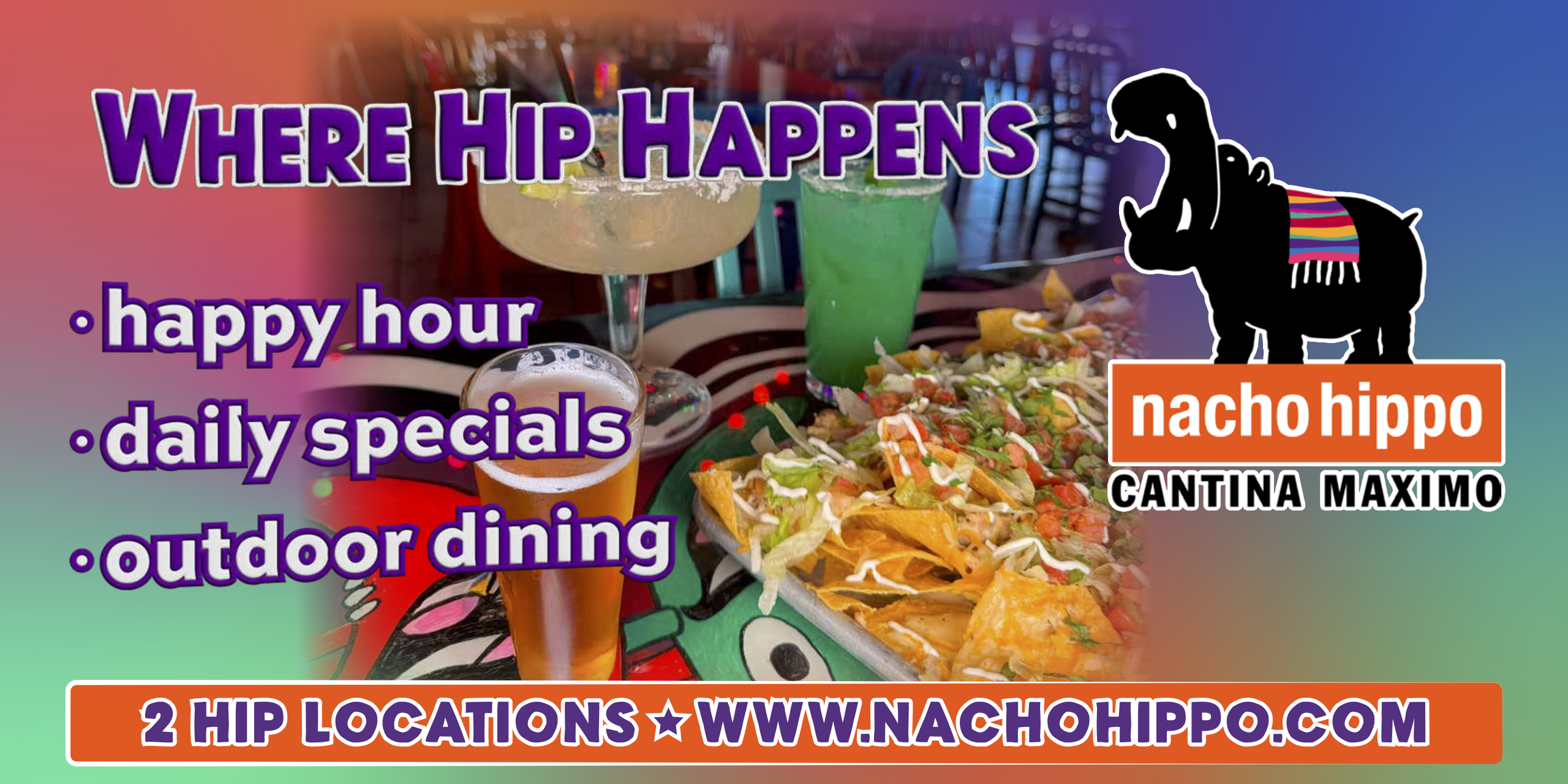 Nacho Hippo - Banner